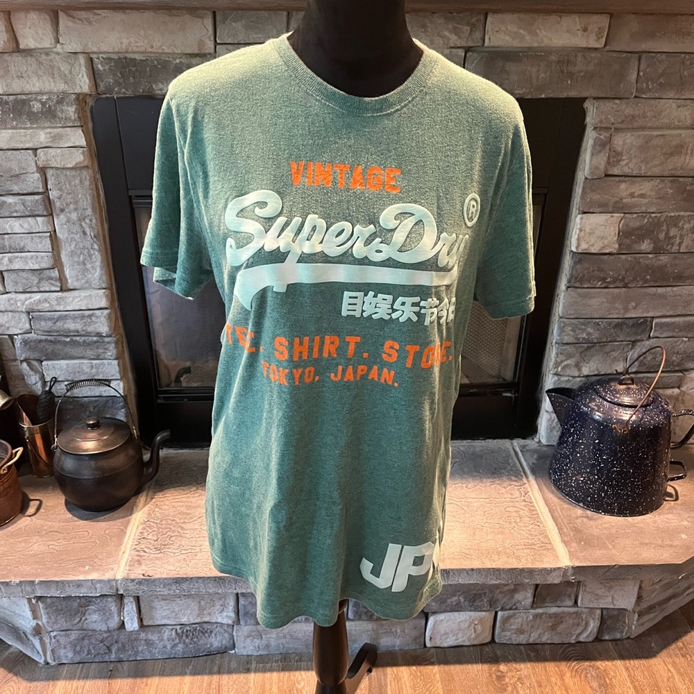 COPY - Vintage Green Graphic Tee by Superdry